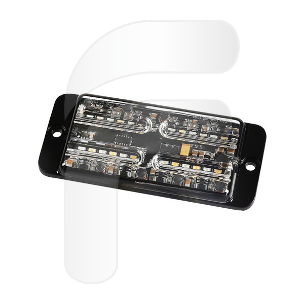 LUZ ESTROBOSCÓPICA FINA R65 12 LED ÁMBAR Y 12 AZUL FA410015AB